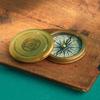 Solid Brass Poem Compass Best for Gifting For Dad Groomsmen Gift For Son Graduation Gifts for Him, Best Graduation Gifts for Guys College