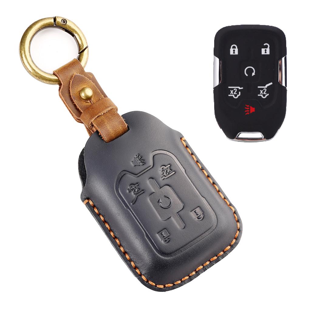 Кожаный чехол для дистанционного ключа для CHEVROLET Silverado GMC