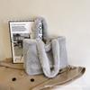 Soft Portable Tote Bag Women's Autumn and Winter New Cute Fluffy Large Capacity Shoulder Bag Fluffy Bag