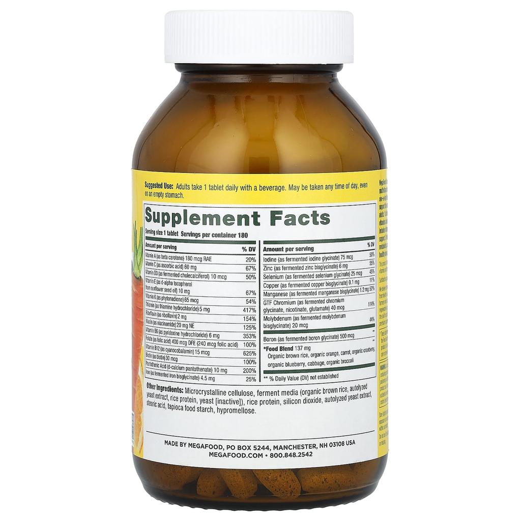 One Daily Multivitamin, 180 Tablets