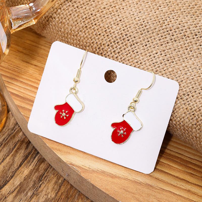 1 Pair of Ladies' Christmas Earrings, Christmas Gift for Everyday Wear, Christmas-themed Jewellery, Ladies' Accessories