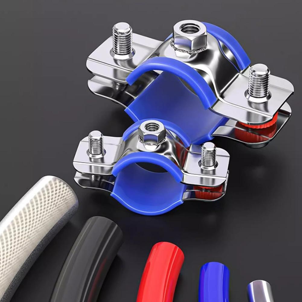25-28mm Adjustable Chair Fixing Pipe Clamp Kit with Wrench for Stable Office Chair Support and Cylinder Maintenance