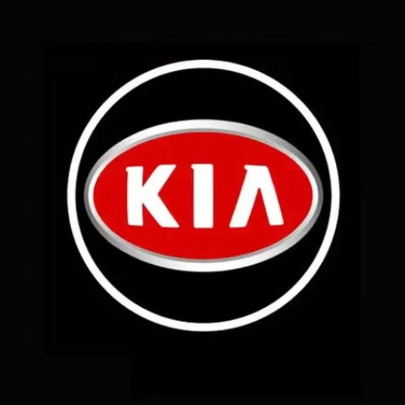 BMAIIW1 2Pcs LED Car Door Projector Logo High Definition Welcome Light For KIA K5 K9 Sorento Ceed Sportage Carnival Stinger Forte Niro