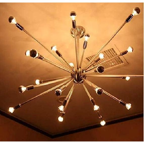 Half Chrome LED Filament Bulb A19 6W LED Light Bulb, Silver Bowl Tipped, E26 Base, Soft Warm White 2700K, 50W Equivalent, 110-120VAC, Dimmable (6)