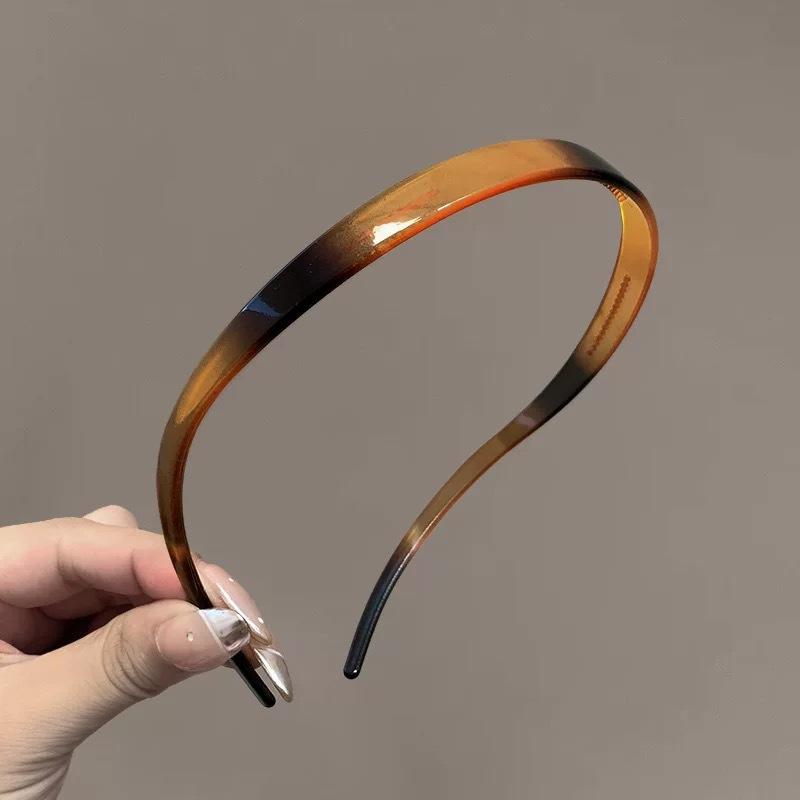 Модная форма оправы солнцезащитных очков Акриловые повязки для волос для женщин Зубчатая повязка на голову Противоскользящий бесследный обруч для волос Аксессуары для волос