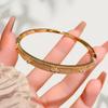 2026 Four-leaf Clover Zircon Flower Bracelet Light Luxury High-end Full Diamond Bracelet Commuting Versatile Temperament Jewelry
