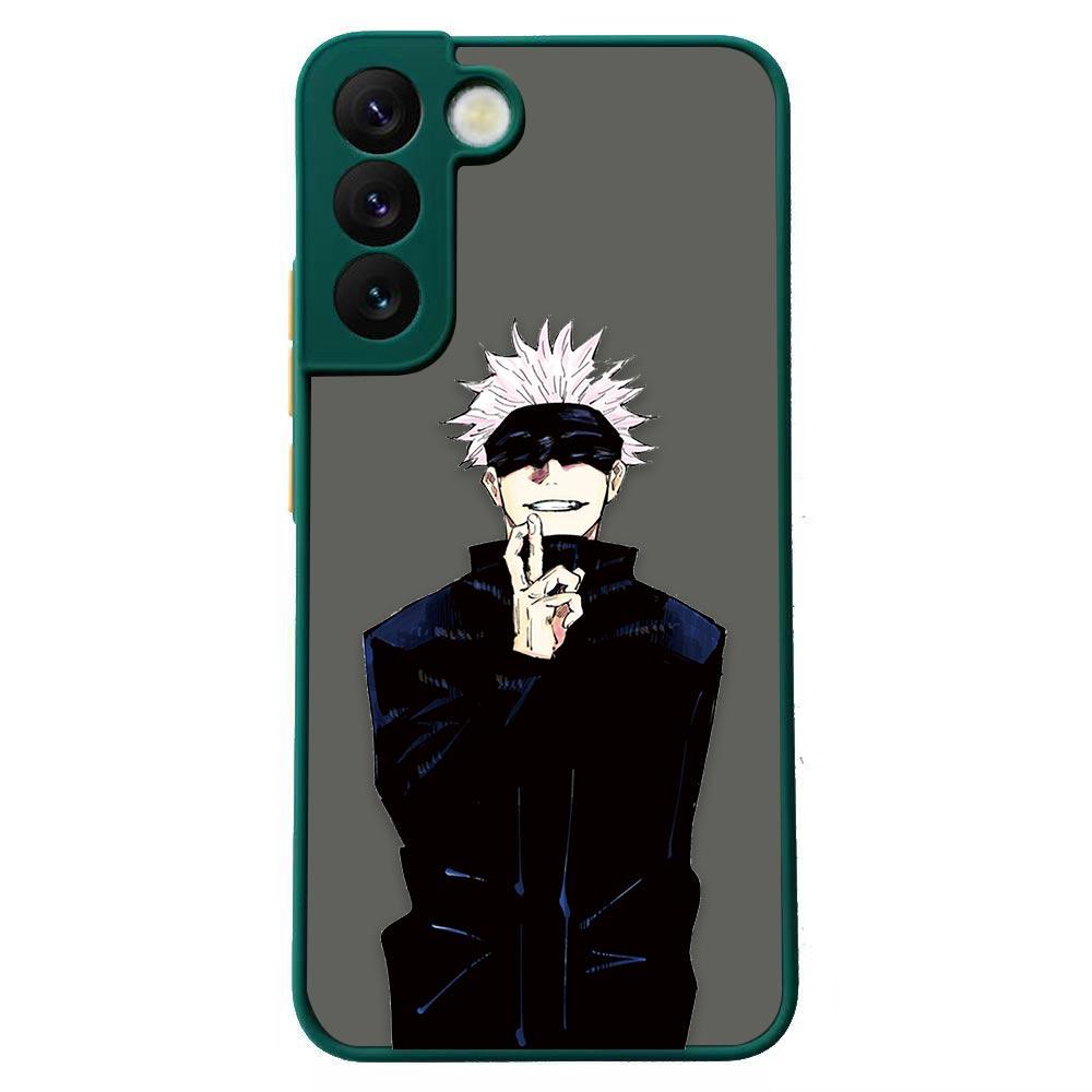 Jujutsu Kaisen Anime Shockproof Matte Case For Samsung Galaxy S22 Ultra S21 S20 FE S10 S9 S8 S10E Lite Plus 5G Shell Funda Cover