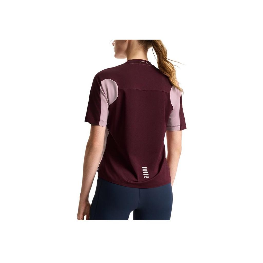 Новая женская футболка для велоспорта FILA CYCLING, сиреневая PR A11W528109F-PR