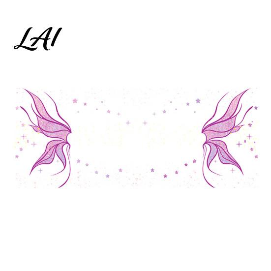 Easy Application Face Decals Glitter Butterfly Stickers Waterproof Temporary Tattoos for Festival Party Stage Long Lasting Makeup Makeup Water
