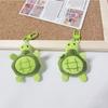 Soft Bag Name Tag Cartoon Turtle Brooch Funny Turtle Plush Keychain Unisex