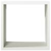 Firewood Rack White 100 x 40 x 100 cm Steel