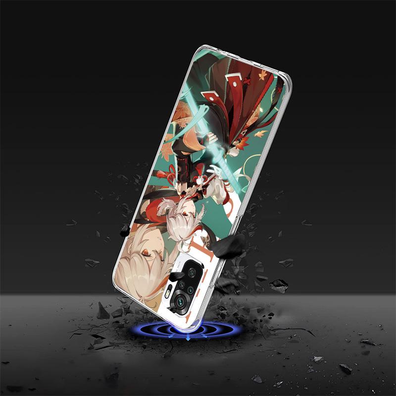 Genshin Impact Anime Cover Phone Case For Xiaomi Redmi Note 15 14 13 12 11 10 Pro Plus 14S 12S 11S 11T 11E 10S Soft Fundas Shell