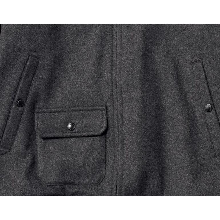 Uniqlo Engineered Garments Совместная работа Однотонный Хлопок Вязаный рукав На пуговицах Рабочая одежда Свободный Летная куртка Унисекс куртки 467597-08