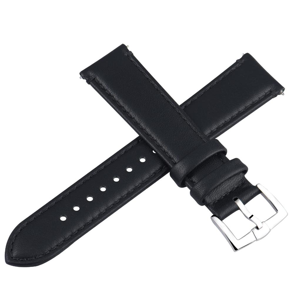 Кожаный ремешок для часов, быстросъемный ремешок для часов, ремешок из натуральной промасленной кожи, мягкий ремешок из телячьей кожи для умных часов, несколько цветов, 16 мм, 18 мм, 19 мм