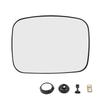 Left/Right Hood Mirror Non-Heated Convex Glass for Freightliner Cascadia 2008-2017 Left Hand Drive 955-5206 28729C