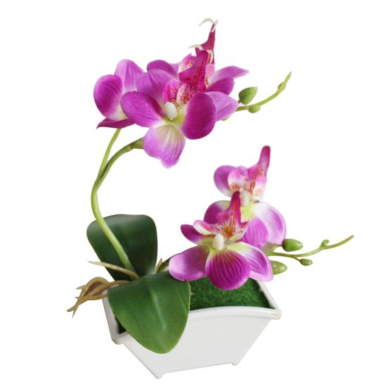 Durable Artificial Butterfly Orchid Vivid Vivid Color Realistic