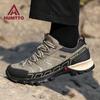HUMTTO Мужские кроссовки, кожаные водонепроницаемые спортивные походные туфли, зимние дышащие горные треккинговые кроссовки для мужчин