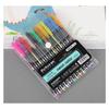 (Никита) Набор блестящих гелевых ручек для раскраски художественных маркеров для книг для рукоделия и рисования, 2 мл
