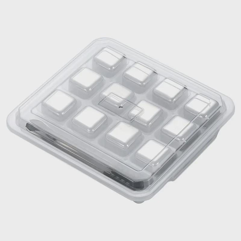 Подарочный набор из нержавеющей стали для льда для виски, вина и пива