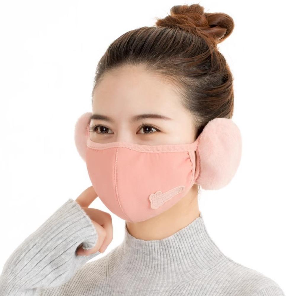 Fashion Breathable Cycling Aldult Earmuffs Windproof Earlap Women's Winter Warm Masks Cold-proof Ear Cover Outdoor