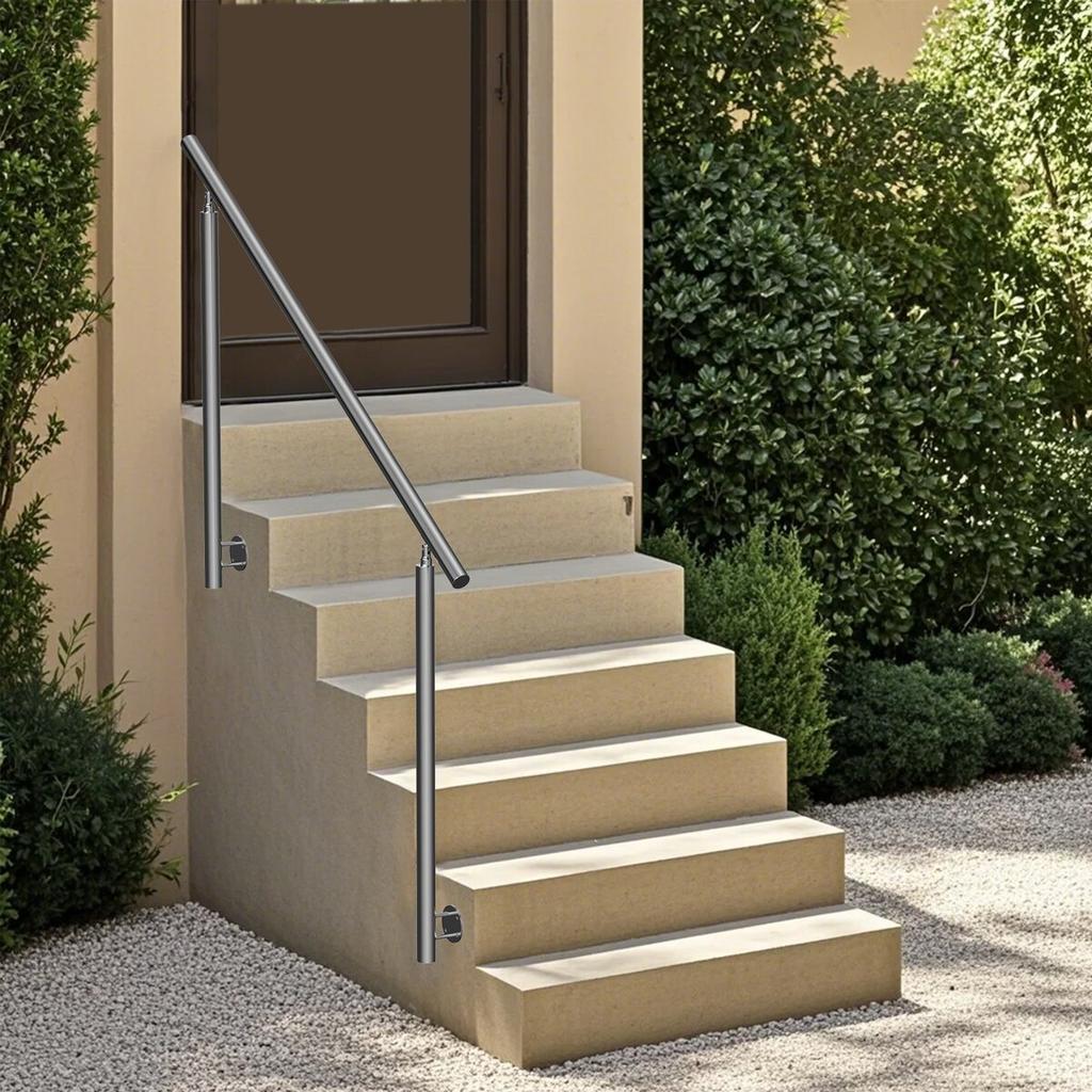59 in Handrails for Outdoor Steps Staircase for Porch Deck Side-mount