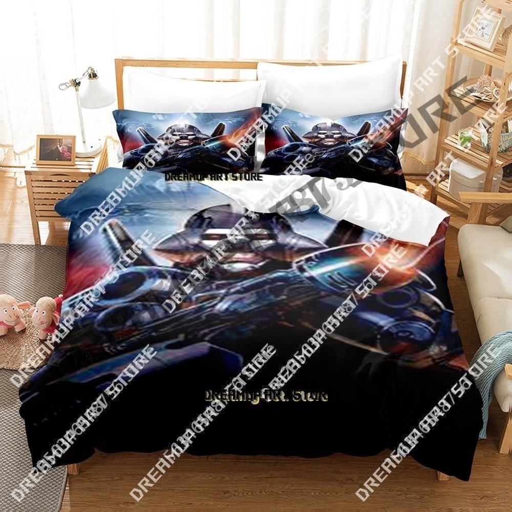 3D Печать Игровой Turrican Комплект Постельного Белья Односпальный Полуторный Полный Евро Королевский Размер Комплект Постельного Белья Для Взрослых Детей Спальни Пододеяльник Комплекты 3D Аниме Простыня