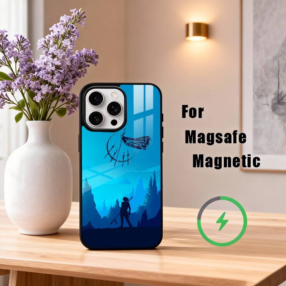 T-The S-Хроники Шторма Чехол для телефона Для iPhone17,16,15,14,13,12,11 Plus,Pro Max Магнитный Для Magsafe Беспроводная зарядка
