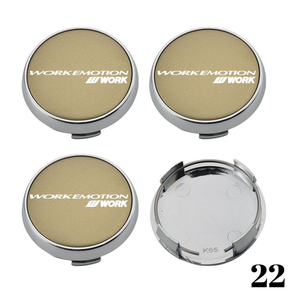 WORK EMOTION Wheel Center Cap 65mm VS EQUIP MEISTER Emblem Sport Rim Hubcap 66mm Wheel Cover Cap 68mm Car Styling Accessories
