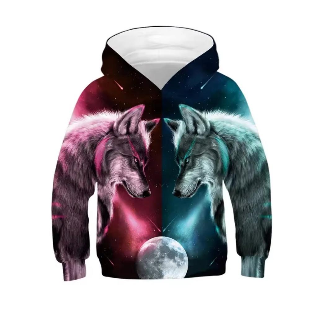 New Animal Lion Pattern 3D Printed Men's Hoodie Spring and Autumn Casual Long Sleeve Hoodie Street Loose Sweatshirts Men's Tops