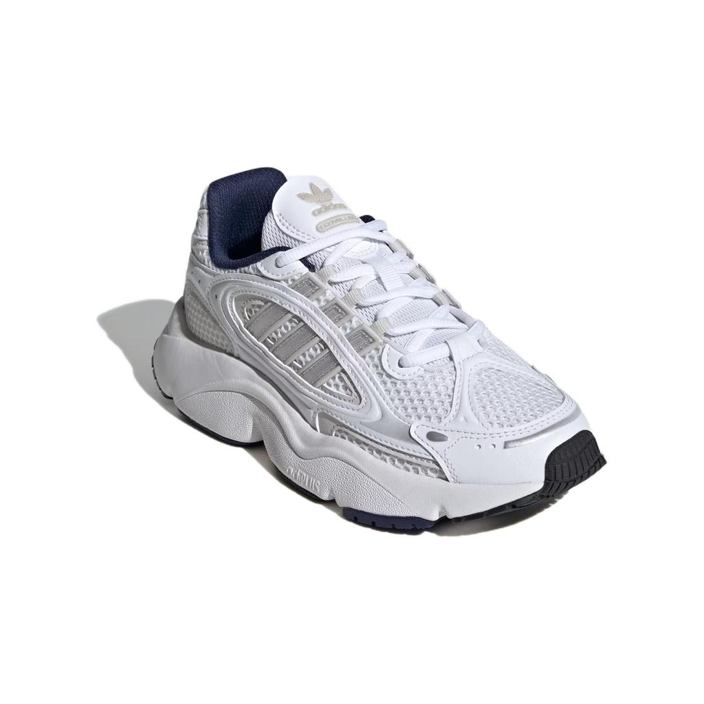 Adidas Ozmillen J White Navy Детские кроссовки Cloud-White Grey-One Bright-Blue ID0694