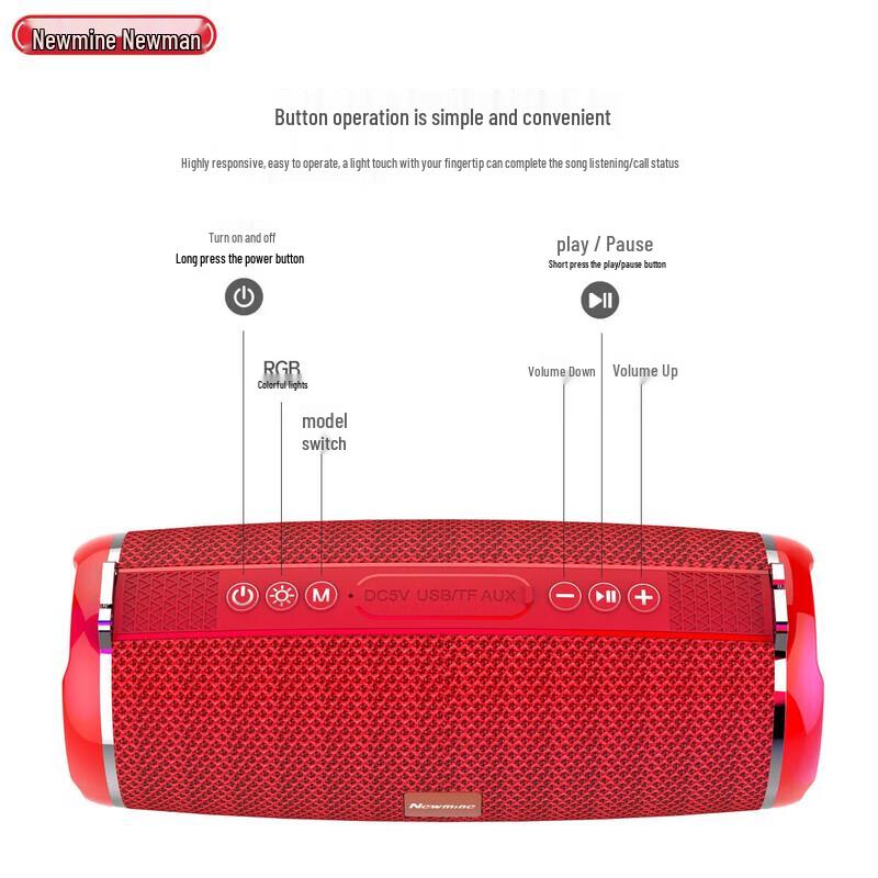 Newman BT33 Portable Bluetooth Speaker