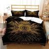 Masonic Freemason Illuminati Comfortable Duvet Quilt Cover Pillowcase Bedding Set Children Bedroom Decoration Home Textile