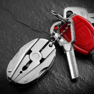 Многофункциональные плоскогубцы Мини складной нож из нержавеющей стали Плоскогубцы «Черепаший панцирь» Брелок Инструменты для кемпинга EDC Дорожные наборы