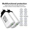 65W GaN Fast Charger: QC 3.0 & PD with 9V/12V for EU/US, Ideal for Laptops & USB Devices