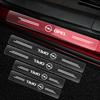 Car Threshold Protector Transparent Decorative Badge Sticker For Opel Astra j g Insignia Corsa d Vectra c Zafira a Auto Gadgets