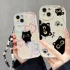 Черный кот Ремешок-шнурок Чехол для Huawei Honor 400 200 90 Lite 300 Pro X9D X7D X9B X8C X8A X8B X7B X6A X6C X6B X7A X5B X8
