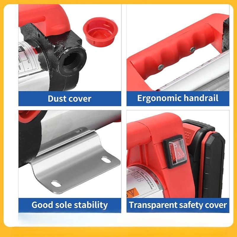 Cordless Electric Fuel Transfer Pump Oil Commercial Self-priming Extractor Pump Motor Auto Diesel Kerosene Extraction Pump