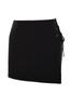 Women's Style Plus Size Gray Woven Tied Shorts Skirt