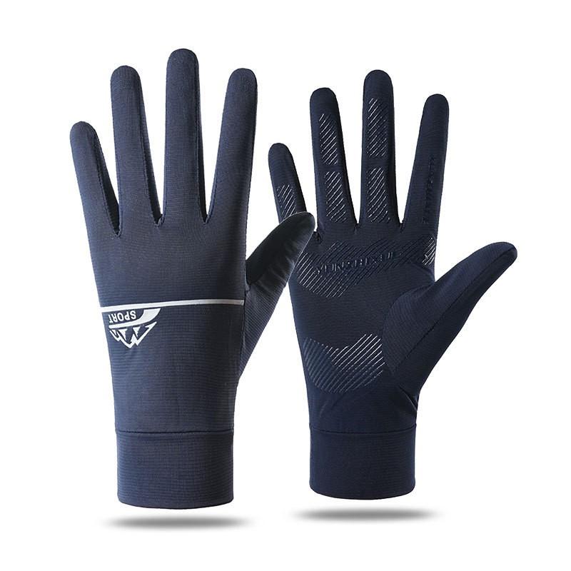 Full-Finger Cycling Gloves Mountain Bike Outdoor Sports Anti-Slip Touchscreen Breathable UV-Protective Quick-Dry Unisex