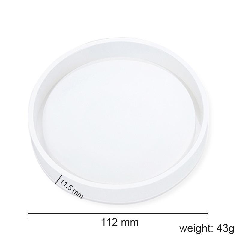 Форма ручной работы из прозрачной эпоксидной смолы для круглых, шестиугольных и квадратных подставок