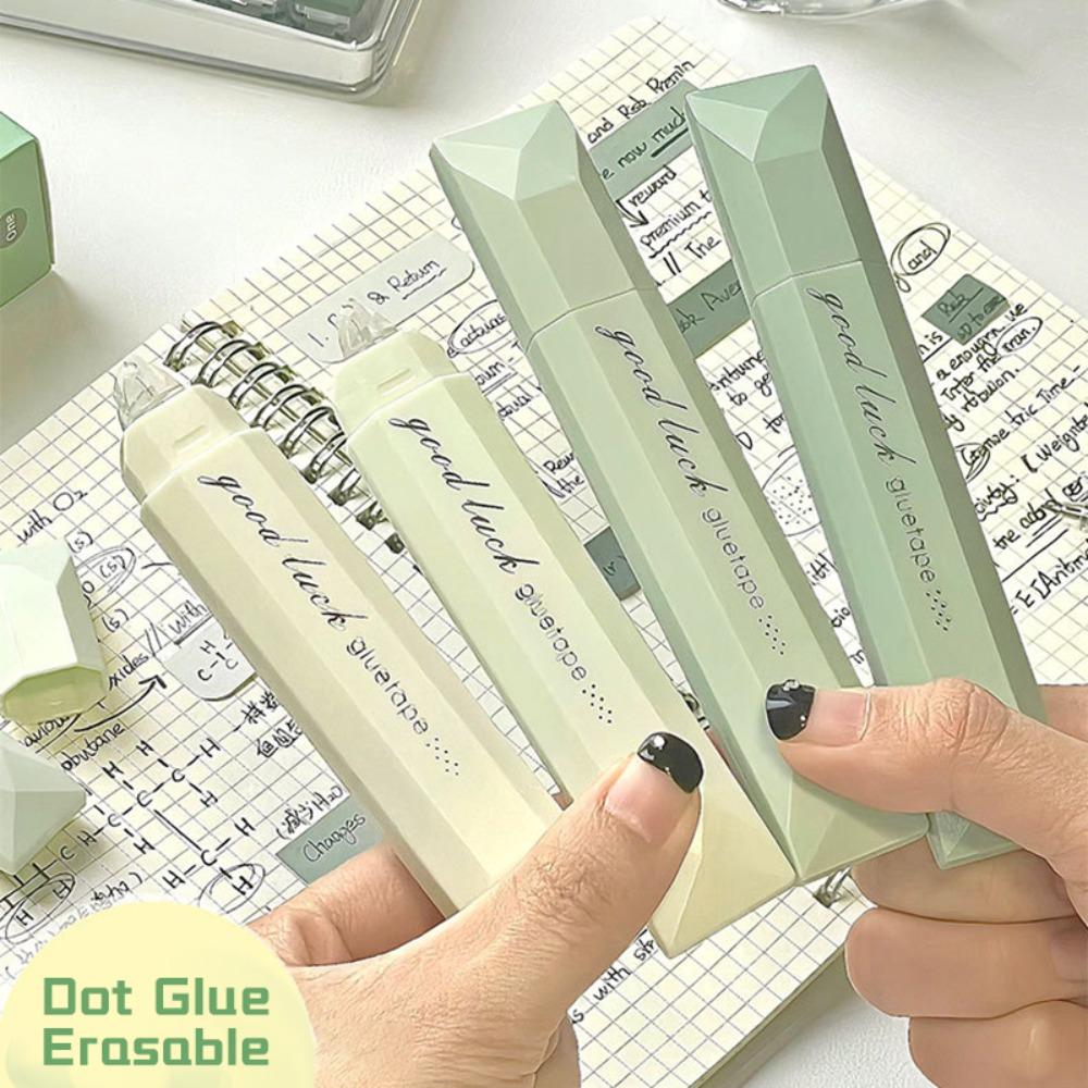 4PCS Gradient Color Dot Glue Tape Erasable Rolling Glue Tape Glue Tape Pen  Student Stationery
