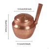 Copper Pot with Lid Single Person Nonstick Cookware Soup Stew Pan for