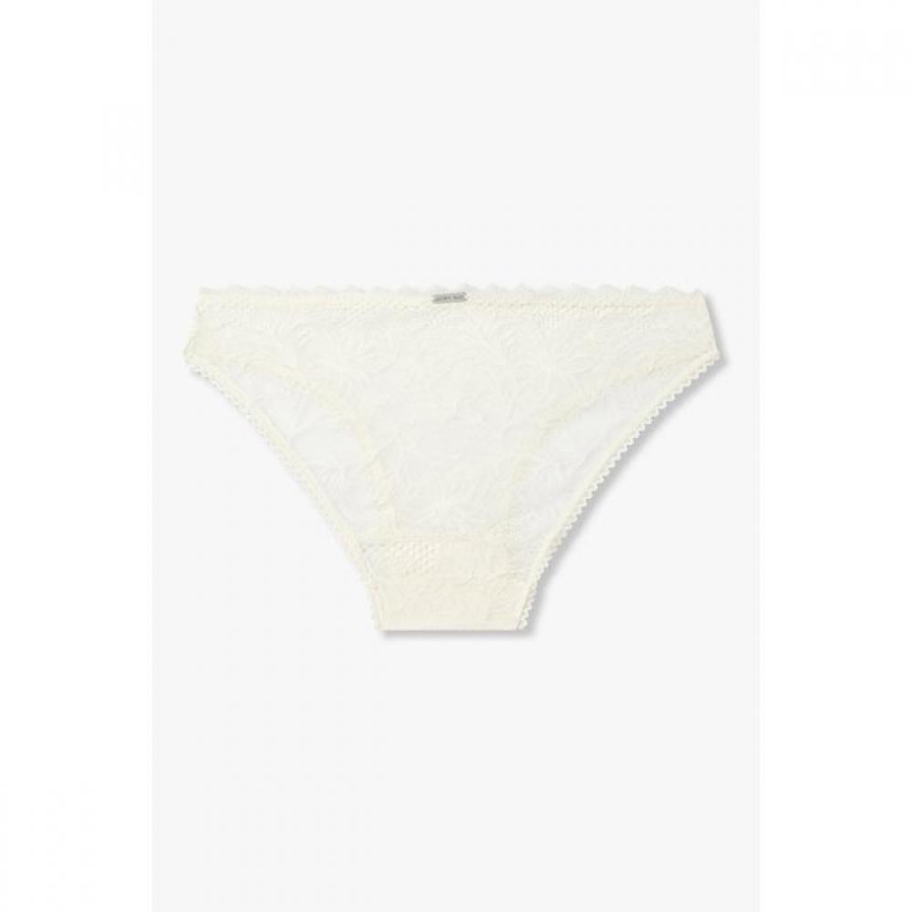 Emporio Armani Женские прозрачные кружевные трусы с цветочным узором 0826111501