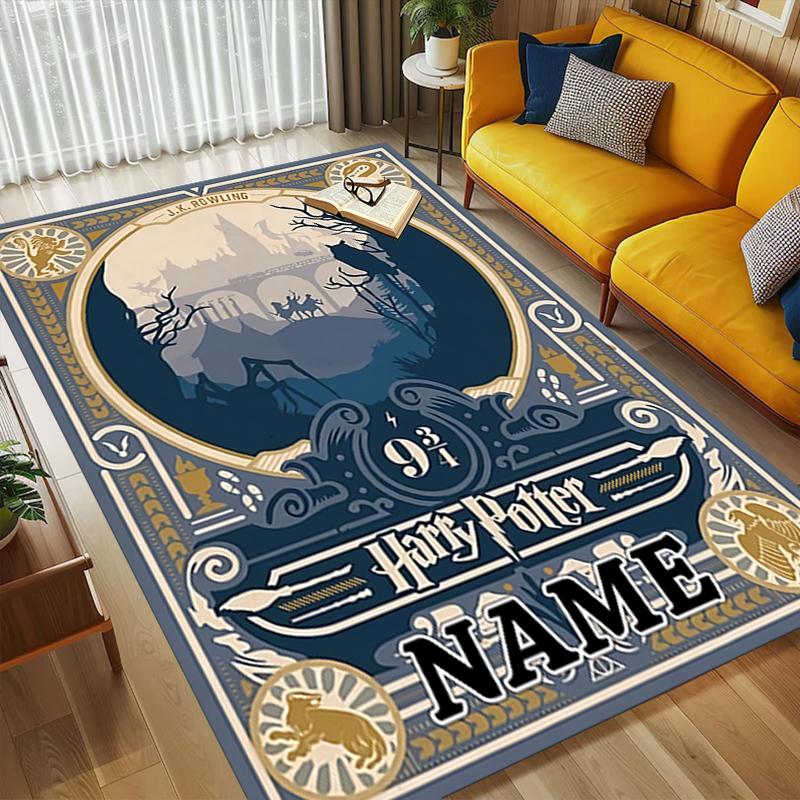 Custom Name Journey's End Living Room Non-Slip Area Rug Soft Carpet for Bedroom Kids Playroom Sofa Office Home Decor Doormat