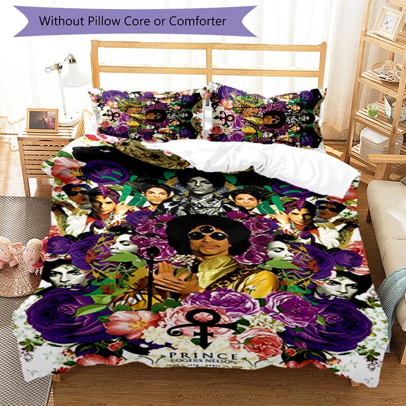 3pcs Purple Rain4 pattern bedding set duvet cover set includes duvet cover &pillowcases, perfect all season bedroom decoration & gift