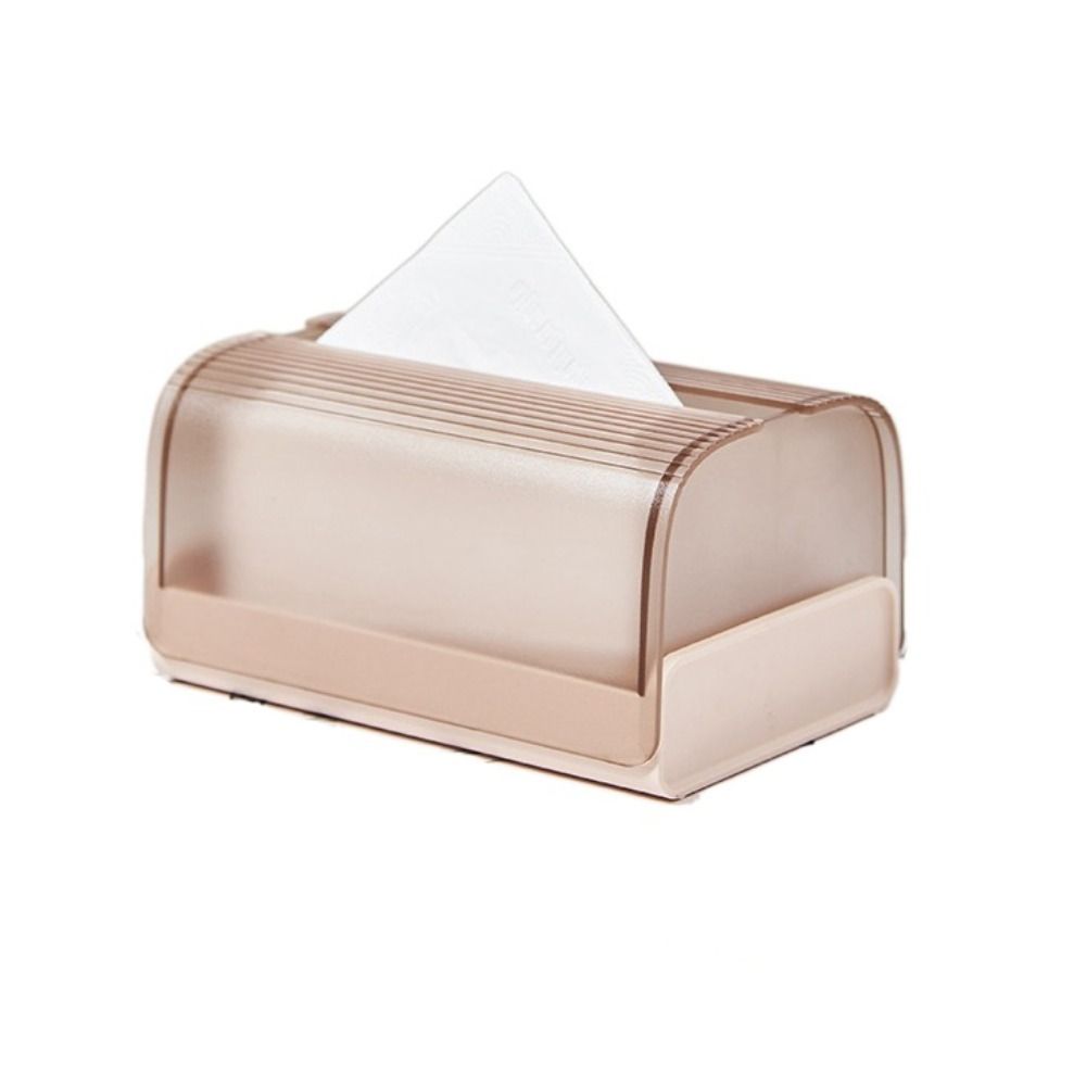 Spring Support Napkin Holder Luxury Design Paper Box Portable Clear Tissue Box  Office