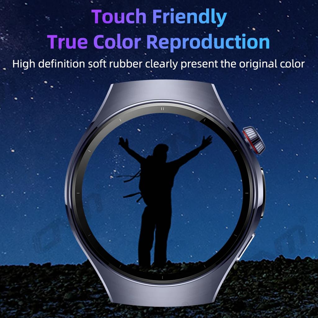 Защитная пленка для Huawei Watch 5 46 мм - 3D Полное покрытие 99% HD Защитная пленка от царапин Без пузырьков Аксессуары (НЕ стекло)