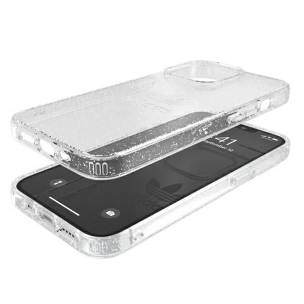 Etui do iPhone 13 Pro Adidas OR Glitter Przezroczyste