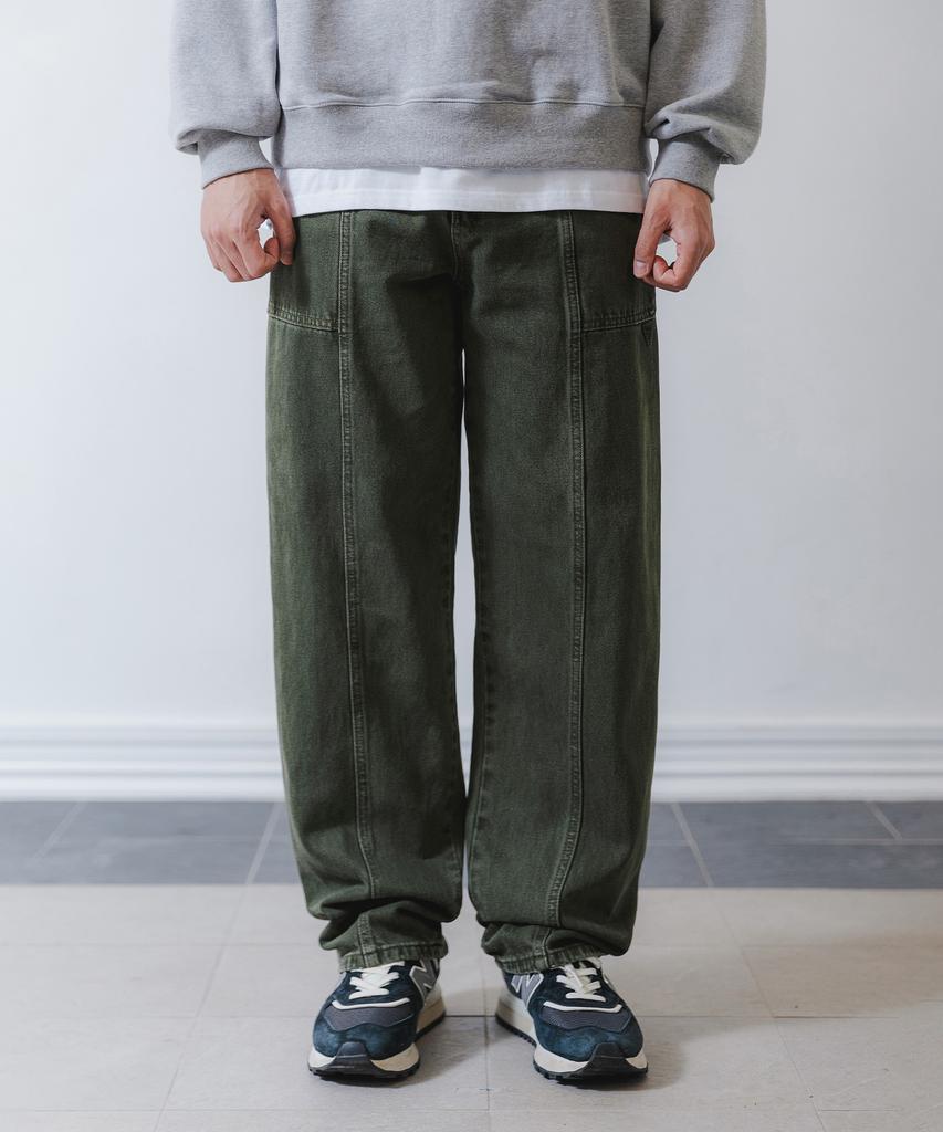 BAKKEN Pigment Straight Fatigue Pants Bk8924_Khaki