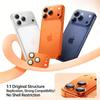 SAMZHE for iPhone 17 Pro /Pro ProMax Lens Protector Full Coverage Anti-Burst Film Lens Protector Aluminum Alloy Integrated Lens 4